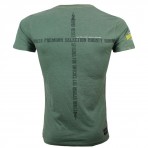 Tričko od značky Yakuza Premium v zelené barvy s motivem Stitches For Snitches