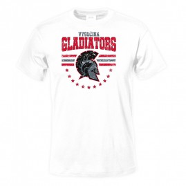 Tričko Vysočina Gladiators Team White