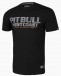 Tričko PitBull s krátkým rukávem v černém provedení. Na přední straně nápis PitBull West Coast v šedém provedení a pod ním San Diego Southern California