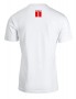  Tričko v bílém provedení od značky Double Red na přední straně legendární výrok od Bruce Lee a na zádech u krku malé logo Double Red.