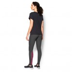 	Sportovní Legíny Under Armour v šedo růžové barvě pro ženy.